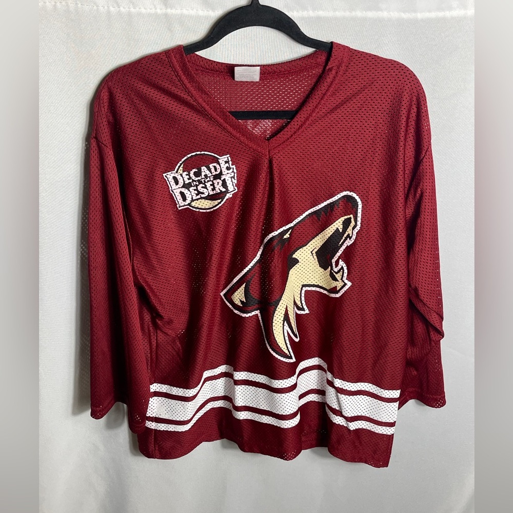 Arizona Coyotes Jovanovski 55 Jersey XL Red Mesh Decade In Desert
